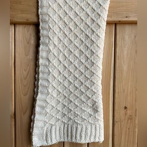 DKNY Cream Throw Blanket